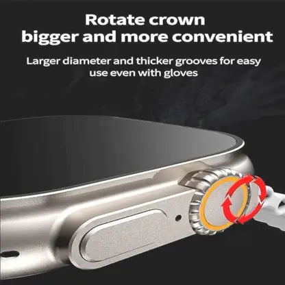 T900 / T10 Ultra Smart Watch Orange. Premium Design and Build Quality Fitpro app