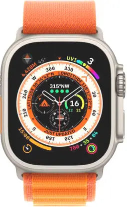 T900 / T10 Ultra Smart Watch Orange. Premium Design and Build Quality Fitpro app